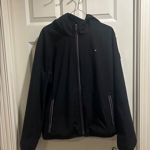 NWOT Unisex Tommy Hilfiger Black Waterproof Jacket